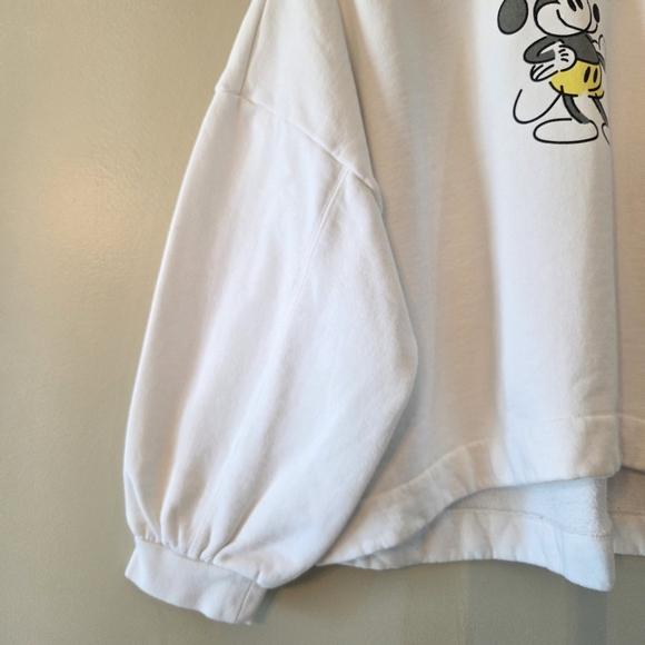 Mickey Mouse Genuine Mousewear Pullover Sweatshirt for Women Casual White Sz XL - Picture 8 of 16